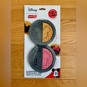 Disney Mickey & Minnie Mouse Dash Removable Mini Waffle Plates